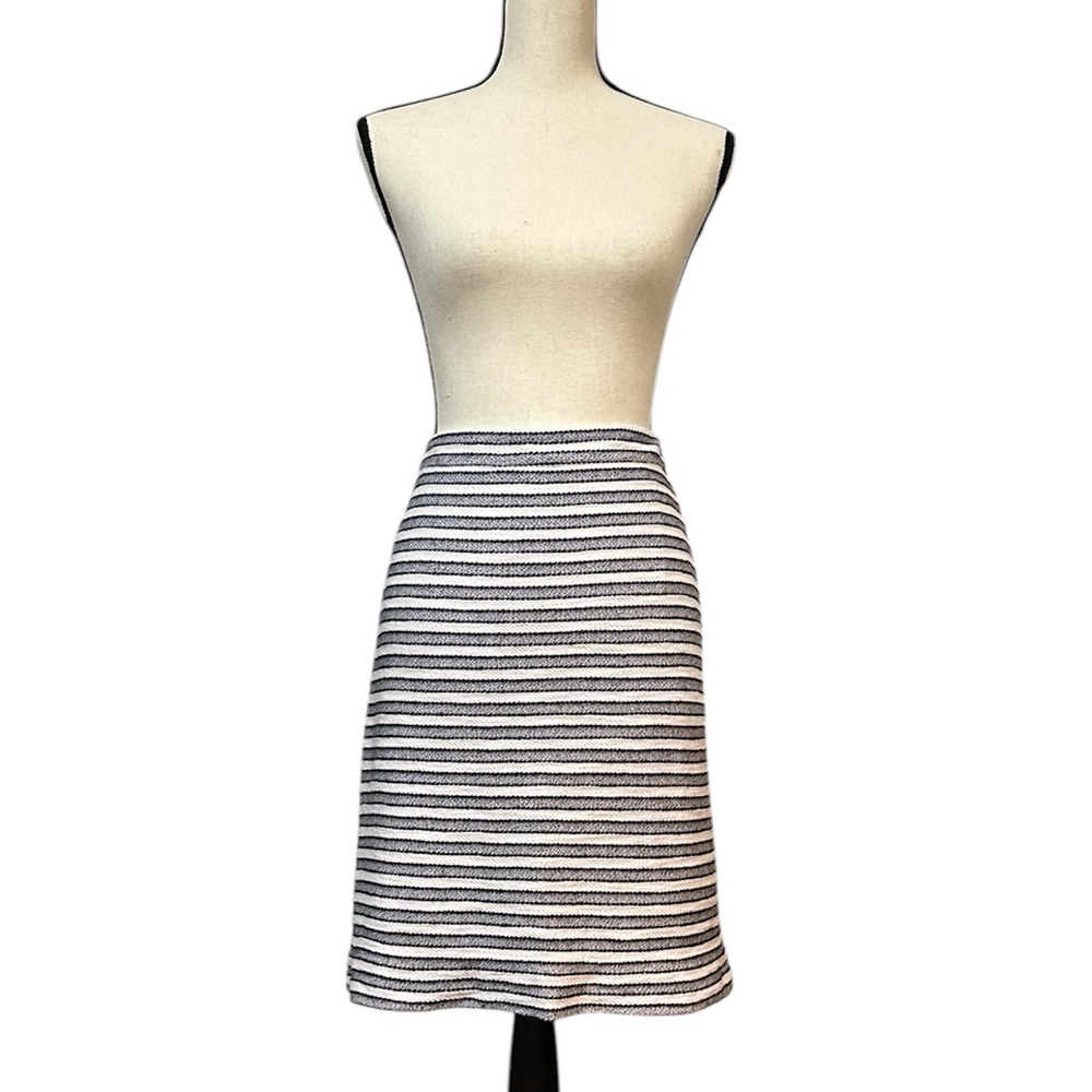 J. Crew striped terry pencil skirt, sz 4